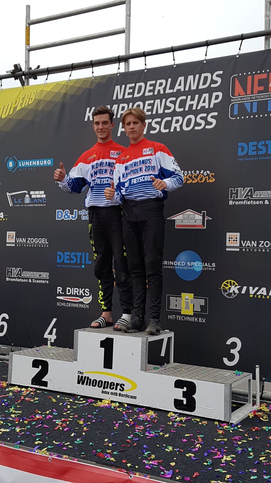 Damian van der Horst Nederlands Kampioen