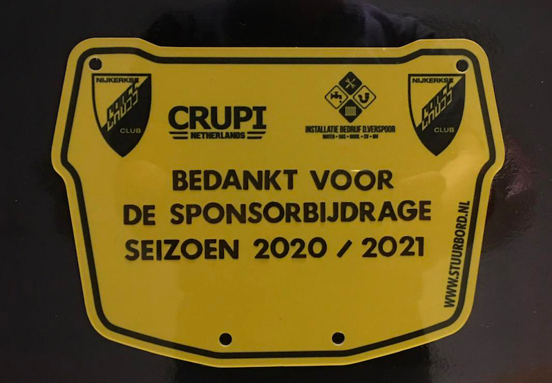 Sponsors Stuurbordjes bedankt