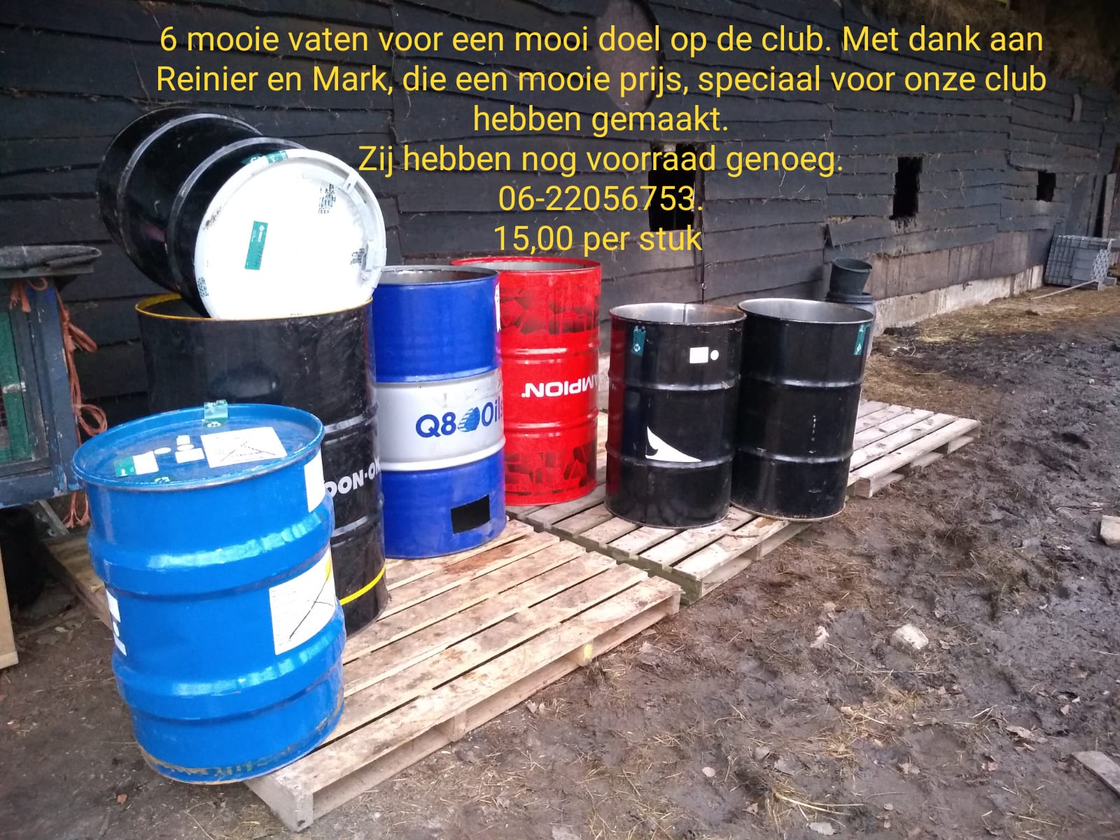 Te koop, mooie vaten