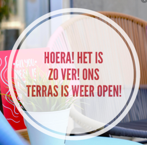 Openstelling terras sportkantines