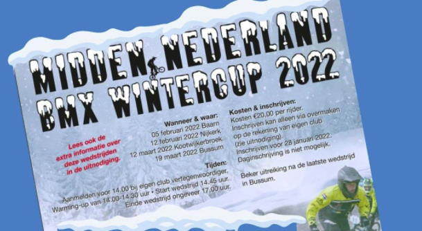Tussenstand Midden Nederland Wintercup na 2e wedstrijd