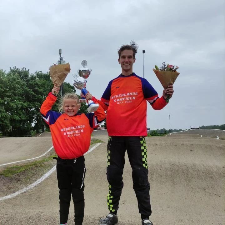 Fem en Damian Nederlands Kampioen