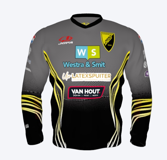 Bestellen nieuw clubshirt